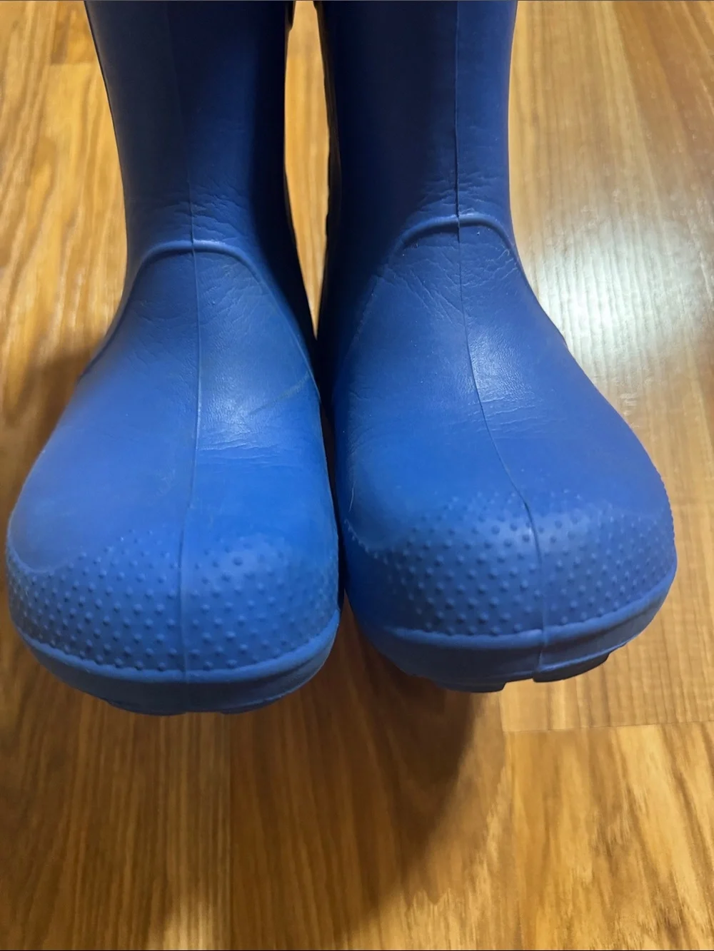 Kids Blue Crocs Pull On Rainboots Child size 11